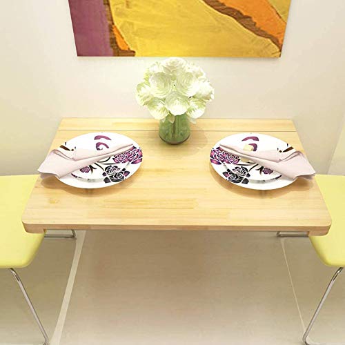 Genérico Mesa Plegable Mesa Plegable De Pared Mesa Plegable De Pared Mesa De Cocina Multiusos Escritorio para Computadora con Capacidad De 60 Kg80 * 50cm/31.5 * 20in