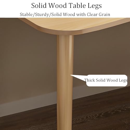 GAOAZHEN Escritorio Moderno para Oficina en casa con cajones, Mesa de Madera Multiusos para Trabajar, estudiar, Escribir, Montaje Sencillo (100 cm de Largo x 49 cm de Ancho x 73 cm de Alto, Blanco)