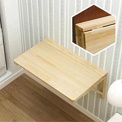 Genérico Mesa Plegable Mesa Plegable De Pared Mesa Plegable De Pared Mesa De Cocina Multiusos Escritorio para Computadora con Capacidad De 60 Kg80 * 50cm/31.5 * 20in